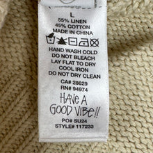 Load image into Gallery viewer, 2024 stussy surfman icon linen sweater