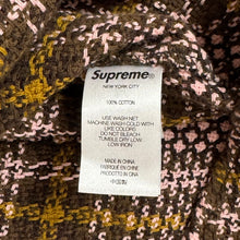 Load image into Gallery viewer, 2023 supreme basketweave button down brown