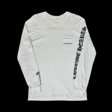 Load image into Gallery viewer, chrome hearts multi logo l/s pocket tee