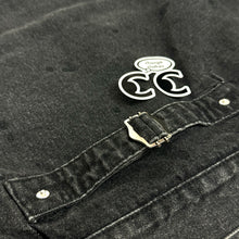 Load image into Gallery viewer, 2023 fugazi chain splatter denim jacket