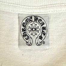 Load image into Gallery viewer, early 2000s chrome hearts horseshoe cemetery cross tee
