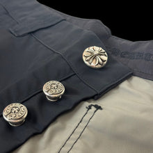 Load image into Gallery viewer, 2024 chrome hearts leather double knee nylon work pants