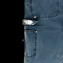Load image into Gallery viewer, gallery dept la flare carpenter pants navy