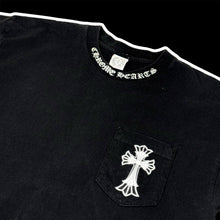 Load image into Gallery viewer, 2000s chrome hearts double cross red outline tee