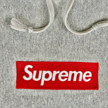 Load image into Gallery viewer, 2014 supreme box logo hoodie heather grey