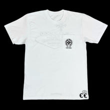 Load image into Gallery viewer, chrome hearts las vegas pocket tee white