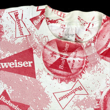 Load image into Gallery viewer, 1990 budweiser bottle cap aop tee