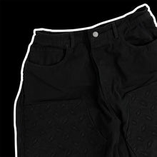 Load image into Gallery viewer, 2023 warren lotas // billy hill diamond plate denim hybrid reaper sweatpants