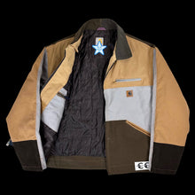 Load image into Gallery viewer, 2022 asspizza reworked carhartt zip up jacket