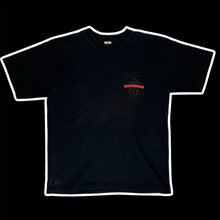 Load image into Gallery viewer, 2000s chrome hearts red scroll vine dagger pocket tee