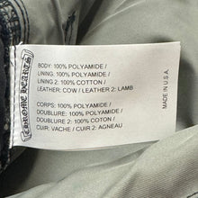 Load image into Gallery viewer, 2024 chrome hearts leather double knee nylon work pants