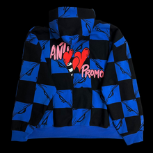Load image into Gallery viewer, 2025 mattyboy antipromo 99 eyes checkered hoodie blue