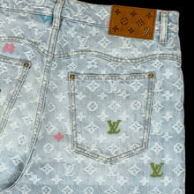 Load image into Gallery viewer, 2024 louis vuitton by tyler okonma monogram craggy denim pants
