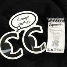 Load image into Gallery viewer, 2021 supreme panther zip up hoodie black