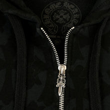 Load image into Gallery viewer, 2024 chrome hearts allover cross dagger zip up hoodie