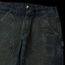 Load image into Gallery viewer, warren lotas 8481 barbed wire carhartt double knees black