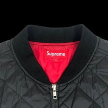 Load image into Gallery viewer, 2012 supreme blimp quilted bomber black