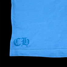 Load image into Gallery viewer, chrome hearts art basel miami horseshoe tee light blue
