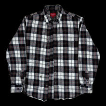 Load image into Gallery viewer, 2014 supreme plaid flannel shirt white