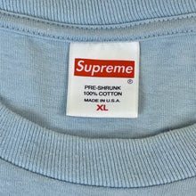 Load image into Gallery viewer, 2019 supreme buju banton tee light blue