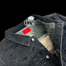 Load image into Gallery viewer, 2023 fugazi chain splatter denim jacket