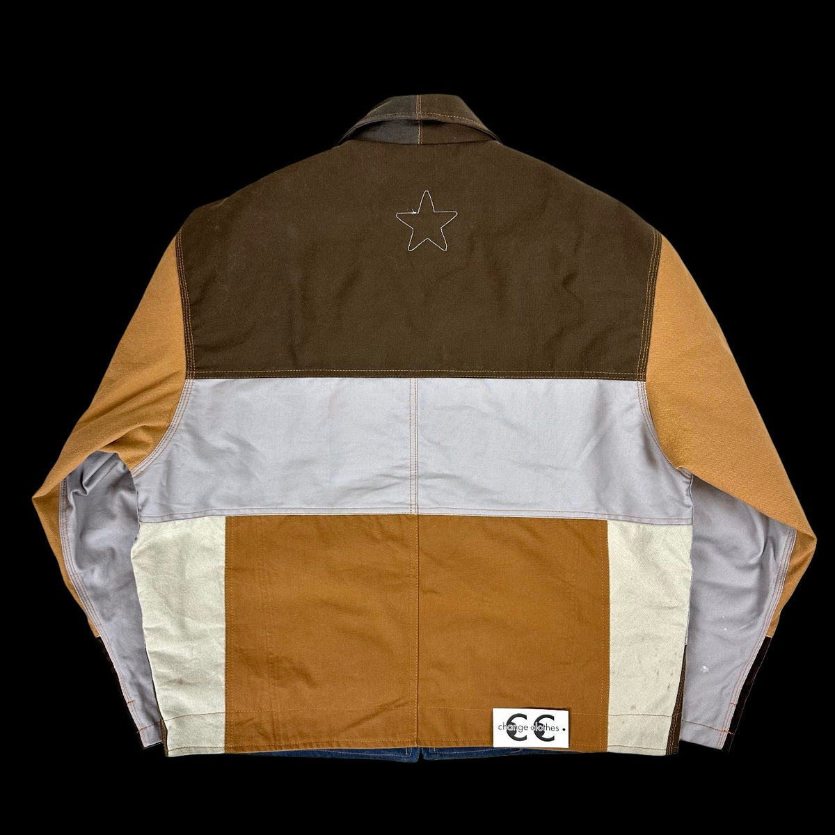 2022 asspizza reworked carhartt zip up jacket – change clothes