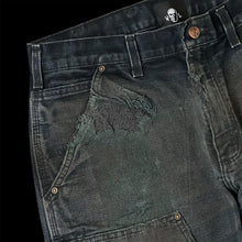 Load image into Gallery viewer, warren lotas 8481 barbed wire carhartt double knees black