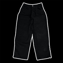 Load image into Gallery viewer, 2023 warren lotas // billy hill diamond plate denim hybrid reaper sweatpants