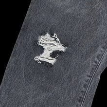 Load image into Gallery viewer, late 2000s bape made by human patch black slim jeans
