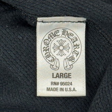 Load image into Gallery viewer, early 2010s chrome hearts thermal plus cross black