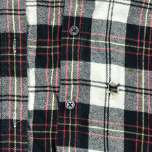Load image into Gallery viewer, 2014 supreme plaid flannel shirt white