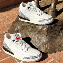 Load image into Gallery viewer, 2023 nike air jordan 3 white cement “reimagined”