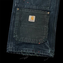 Load image into Gallery viewer, warren lotas 8481 barbed wire carhartt double knees black