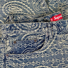Load image into Gallery viewer, 2025 supreme bandana jacquard baggy jean