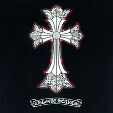 Load image into Gallery viewer, 2000s chrome hearts double cross red outline tee