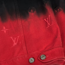 Load image into Gallery viewer, 2024 louis vuitton ombré embroidered denim jacket