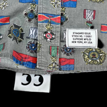 Load image into Gallery viewer, 2010 supreme medals button up shirt