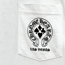 Load image into Gallery viewer, chrome hearts las vegas pocket tee white