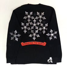 Load image into Gallery viewer, 2000s chrome hearts silver stars longsleeve