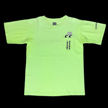 Load image into Gallery viewer, early 2000s chrome hearts scroll logo tee neon