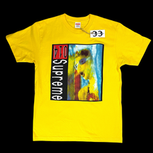 Load image into Gallery viewer, 2014 supreme industrial tee yellow sample