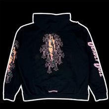 Load image into Gallery viewer, chrome hearts deadly doll zip up hoodie