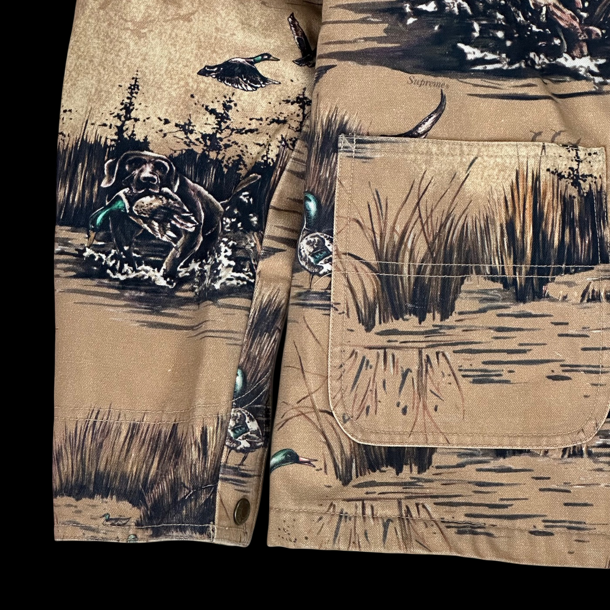 2012 supreme dogs and ducks chore coat – change clothes