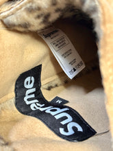Load image into Gallery viewer, 2019 supreme faux suede leopard reversible coat