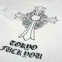 Load image into Gallery viewer, 2000s chrome hearts tokyo fu cross tee
