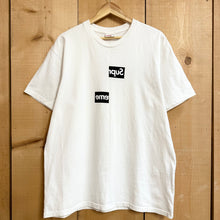 Load image into Gallery viewer, 2018 supreme // cdg split box logo tee