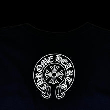 Load image into Gallery viewer, chrome hearts collar logo pocket tee black used