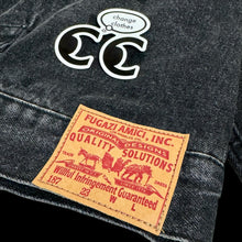 Load image into Gallery viewer, 2023 fugazi chain splatter denim jacket