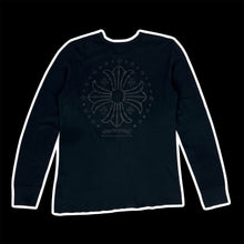 Load image into Gallery viewer, early 2010s chrome hearts thermal plus cross black