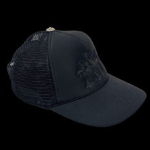 Load image into Gallery viewer, 2000s chrome hearts triple cross trucker hat
